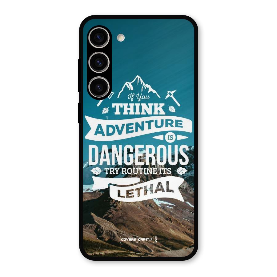 Adventure Dangerous Lethal Metal Back Case for Galaxy S23 Plus