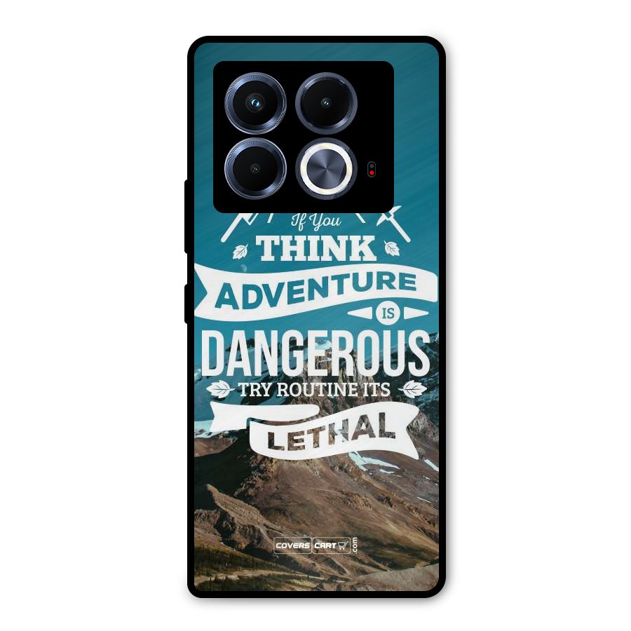 Adventure Dangerous Lethal Metal Back Case for Infinix Note 40 5G