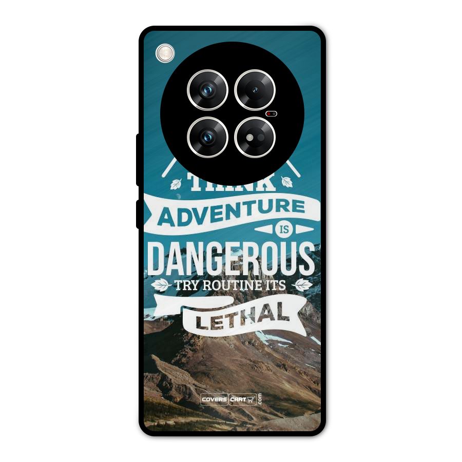 Adventure Dangerous Lethal Metal Back Case for Infinix Zero 40 5G