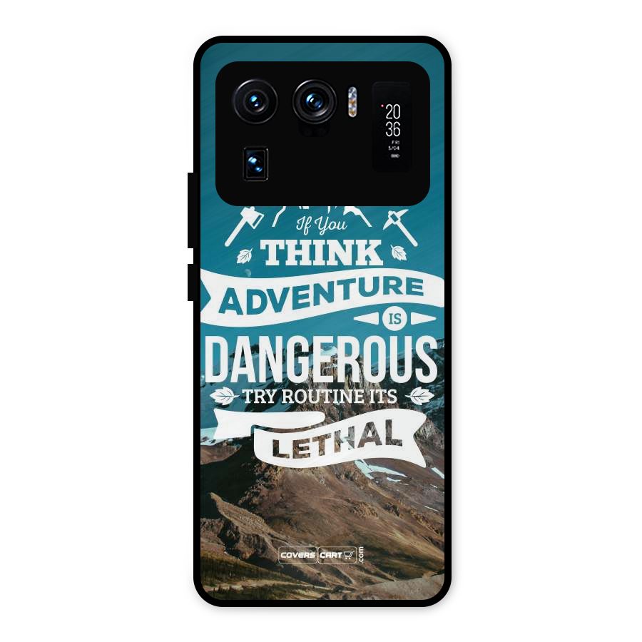 Adventure Dangerous Lethal Metal Back Case for Mi 11 Ultra