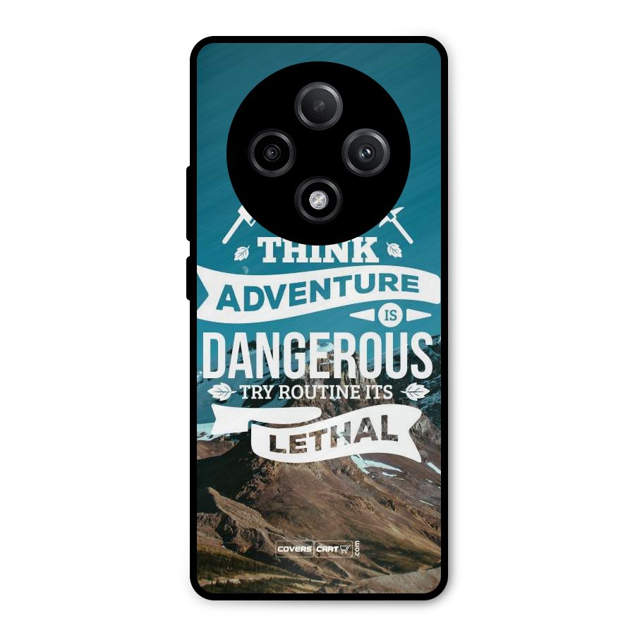 Adventure Dangerous Lethal Metal Back Case for Oppo F27 Pro Plus