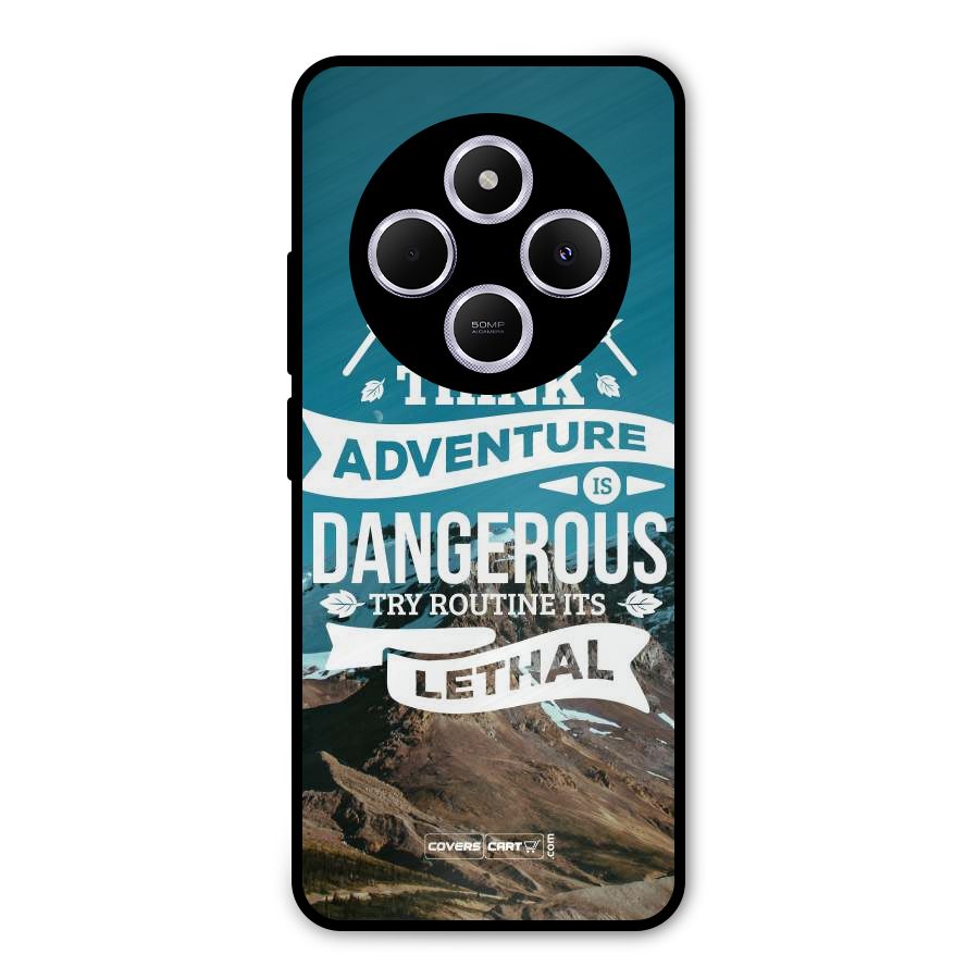 Adventure Dangerous Lethal Metal Back Case for Poco M7