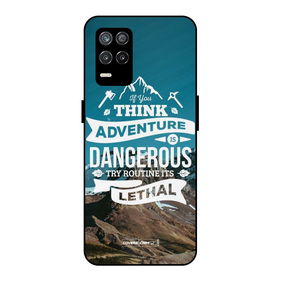 Adventure Dangerous Lethal Metal Back Case for Realme 8 5G