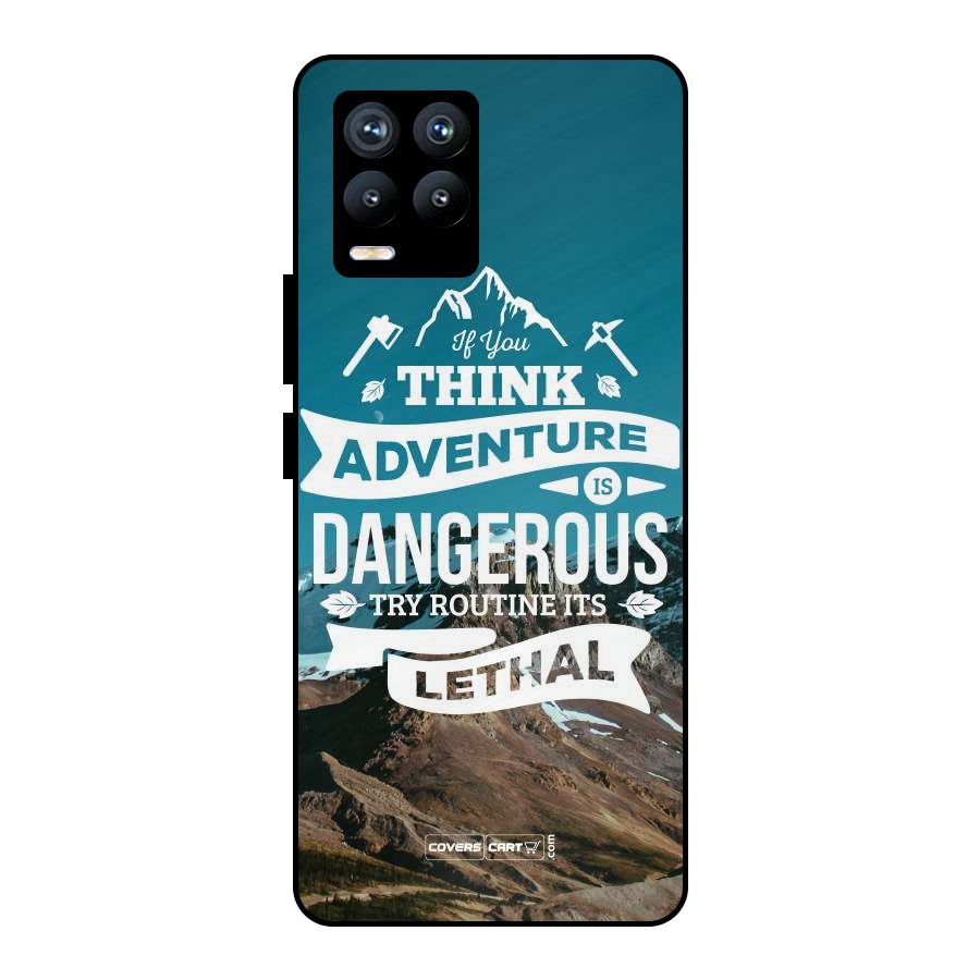 Adventure Dangerous Lethal Metal Back Case for Realme 8 Pro