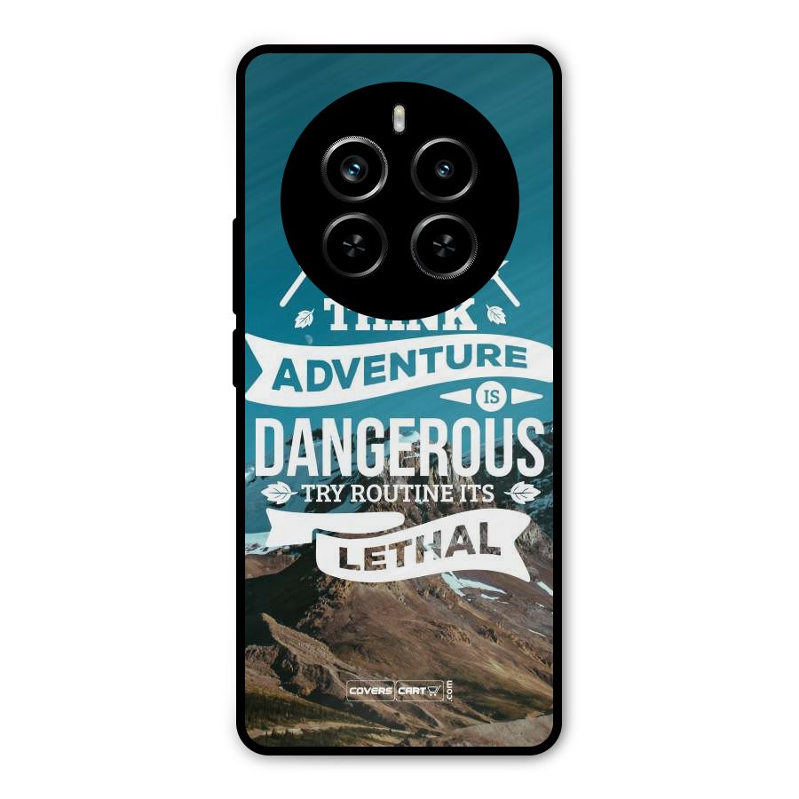 Adventure Dangerous Lethal Metal Back Case for Realme P1 Pro