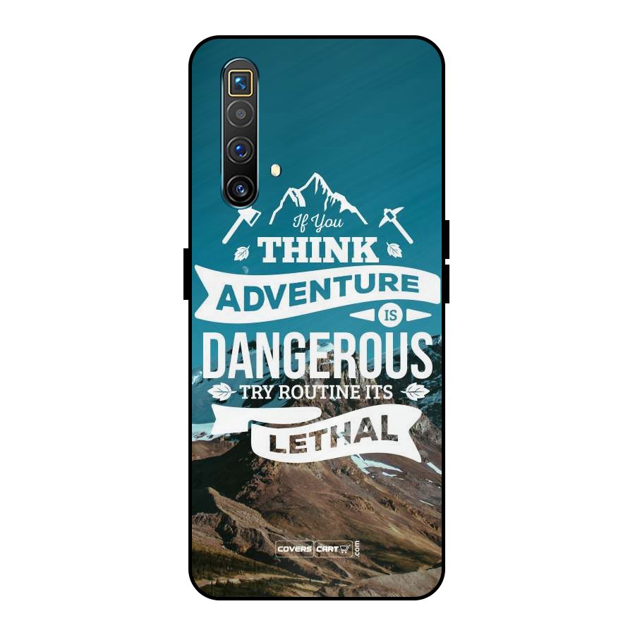 Adventure Dangerous Lethal Metal Back Case for Realme X3 SuperZoom