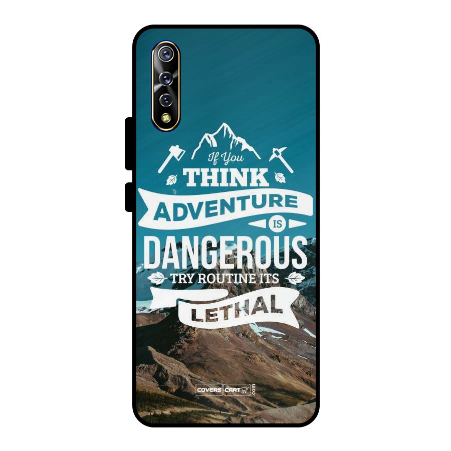 Adventure Dangerous Lethal Metal Back Case for Vivo S1