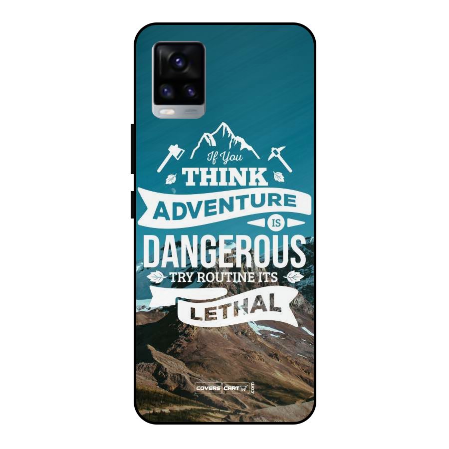 Adventure Dangerous Lethal Metal Back Case for Vivo V20