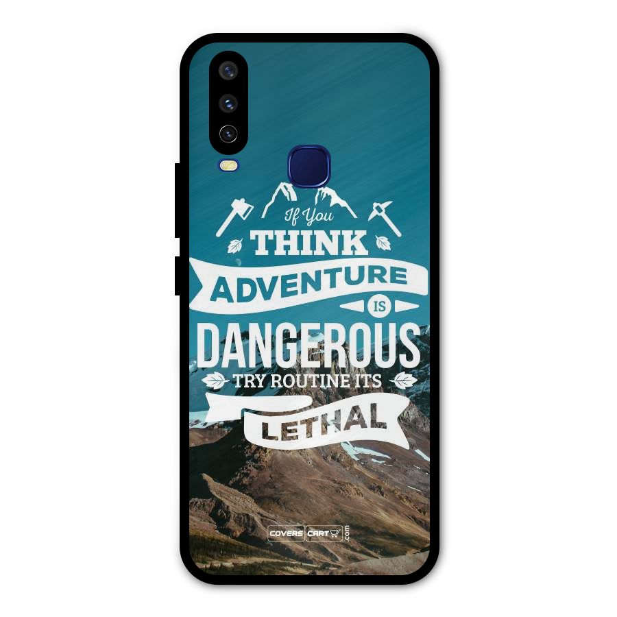 Adventure Dangerous Lethal Metal Back Case for Vivo Y15