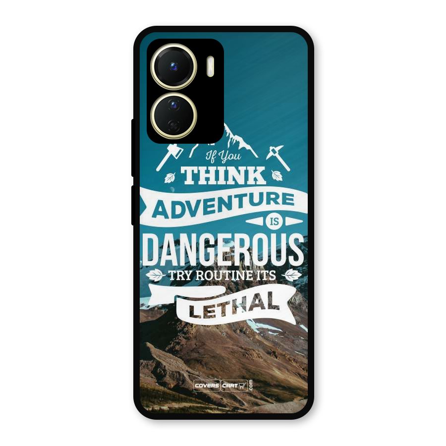Adventure Dangerous Lethal Metal Back Case for Vivo Y16