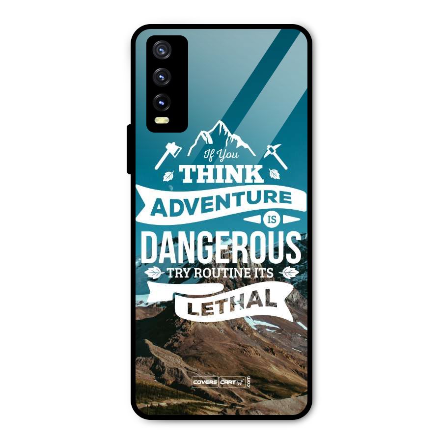 Adventure Dangerous Lethal Metal Back Case for Vivo Y20