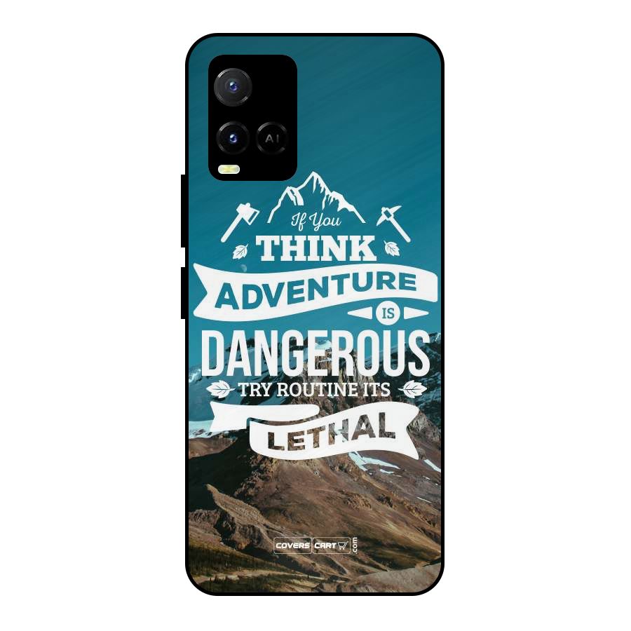 Adventure Dangerous Lethal Metal Back Case for Vivo Y21
