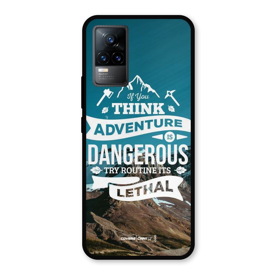 Adventure Dangerous Lethal Metal Back Case for Vivo Y73