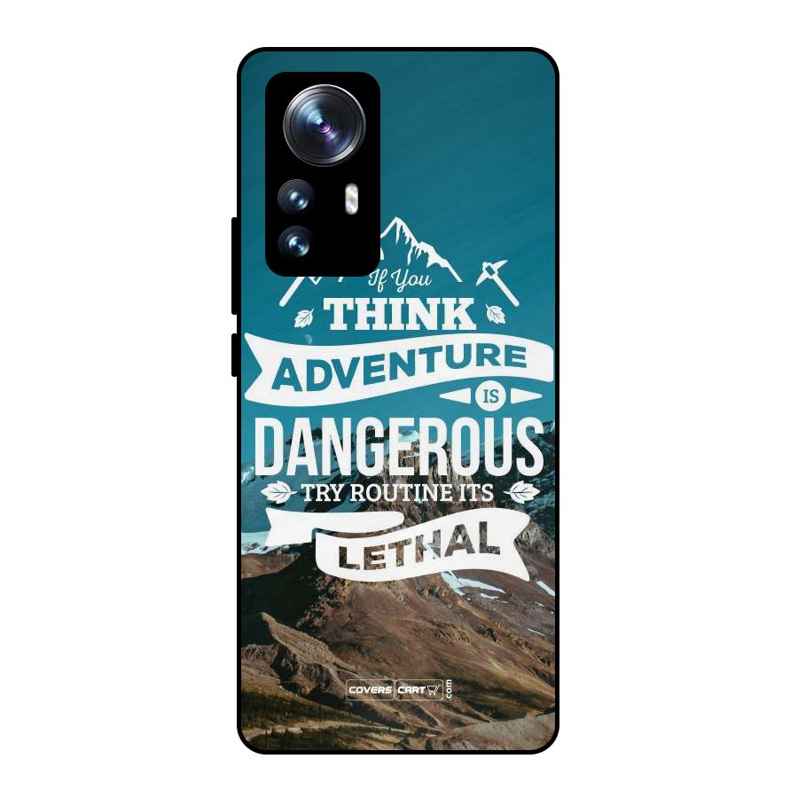 Adventure Dangerous Lethal Metal Back Case for Xiaomi 12 Pro