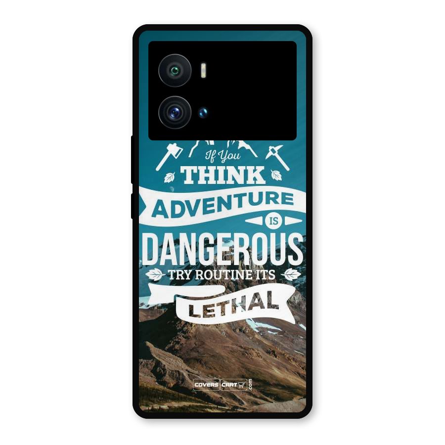 Adventure Dangerous Lethal Metal Back Case for iQOO 9 Pro