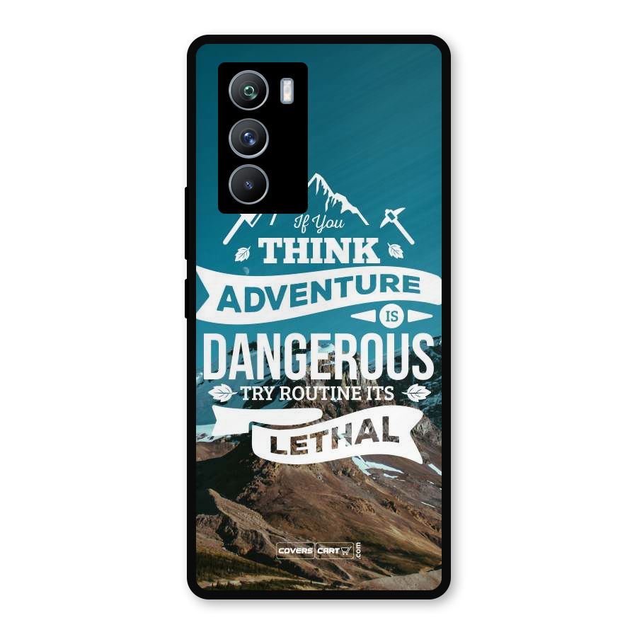 Adventure Dangerous Lethal Metal Back Case for iQOO 9 SE