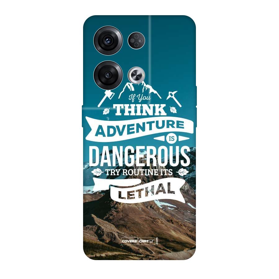 Adventure Dangerous Lethal Original Polycarbonate Back Case for Oppo Reno8 Pro 5G