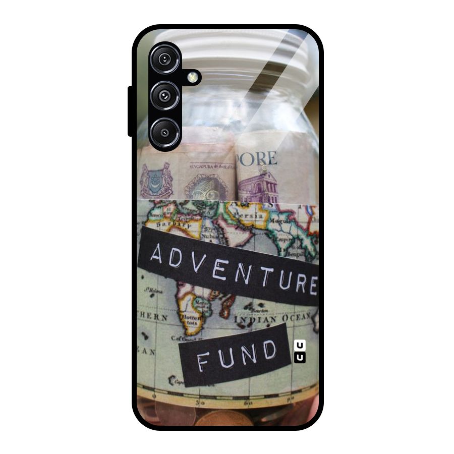Adventure Fund Glass Back Case for Galaxy M34 5G
