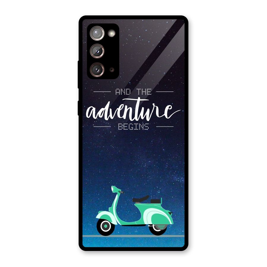 Adventure Scooter Glass Back Case for Galaxy Note 20