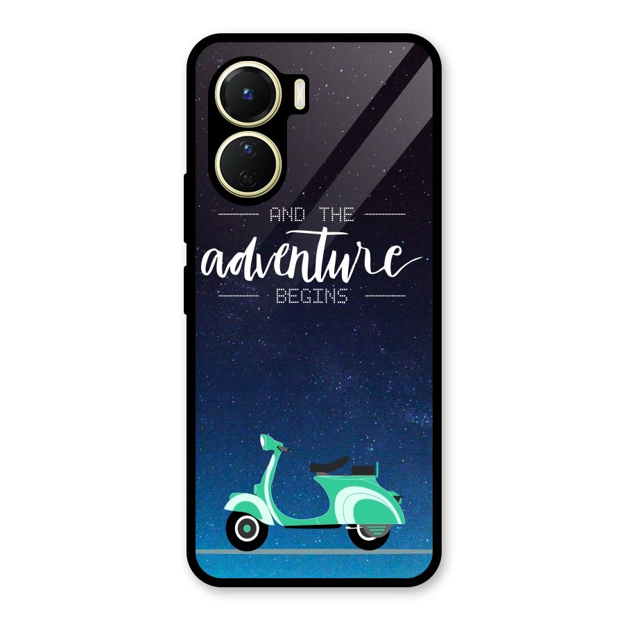 Adventure Scooter Glass Back Case for Vivo Y56