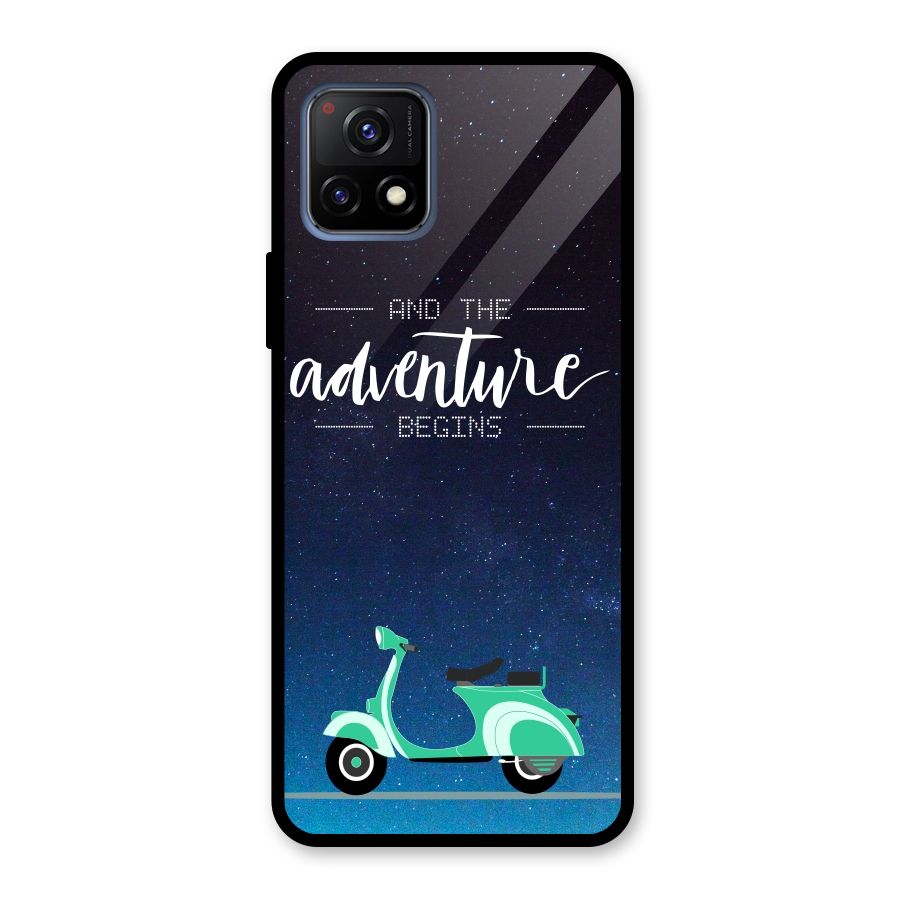 Adventure Scooter Glass Back Case for Vivo Y72 5G