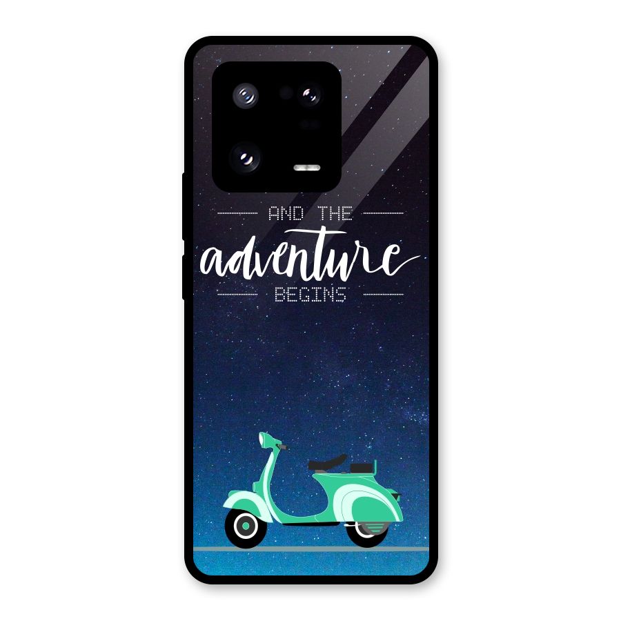 Adventure Scooter Glass Back Case for Xiaomi 13 Pro