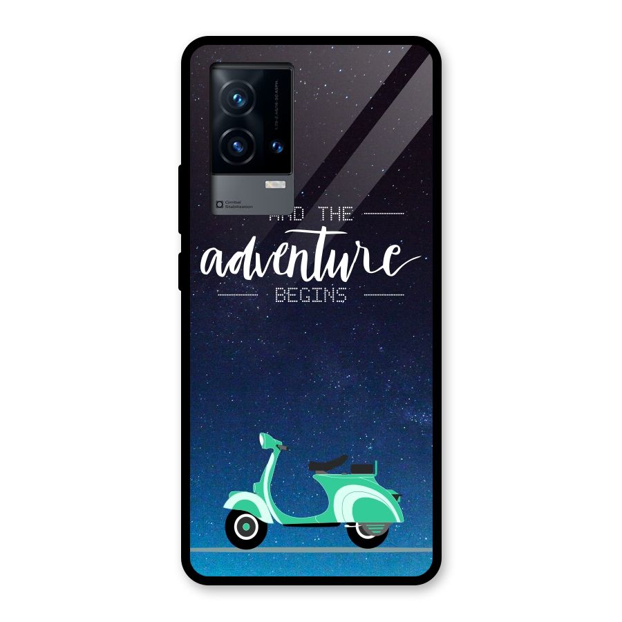 Adventure Scooter Glass Back Case for iQOO 9 5G