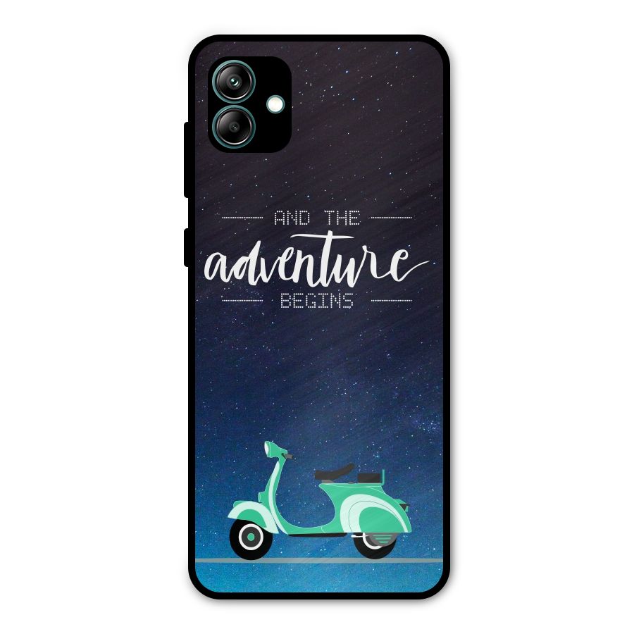 Adventure Scooter Metal Back Case for Galaxy A04