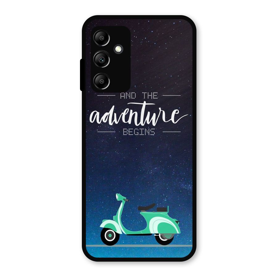 Adventure Scooter Metal Back Case for Galaxy A14 5G