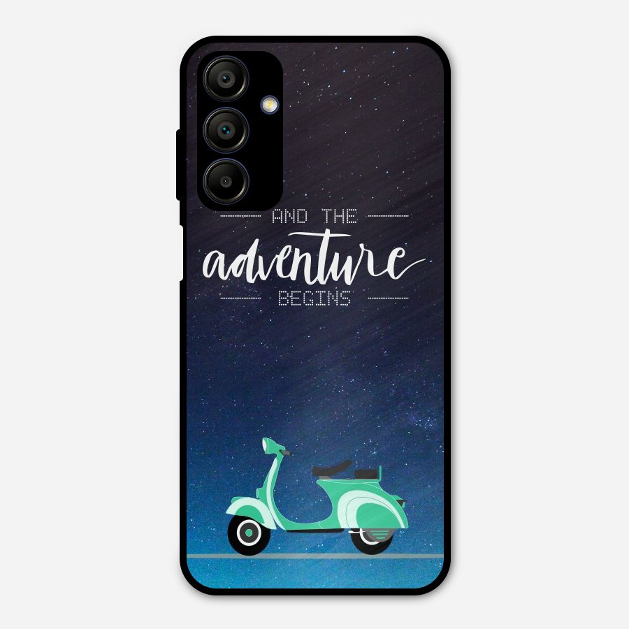 Adventure Scooter Metal Back Case for Galaxy A15 5G