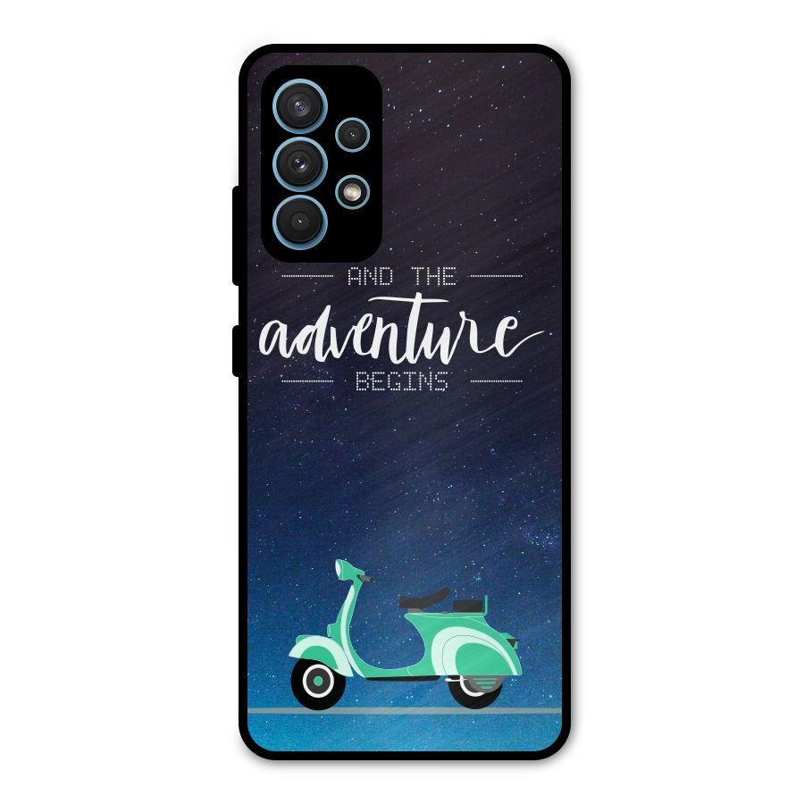 Adventure Scooter Metal Back Case for Galaxy A32