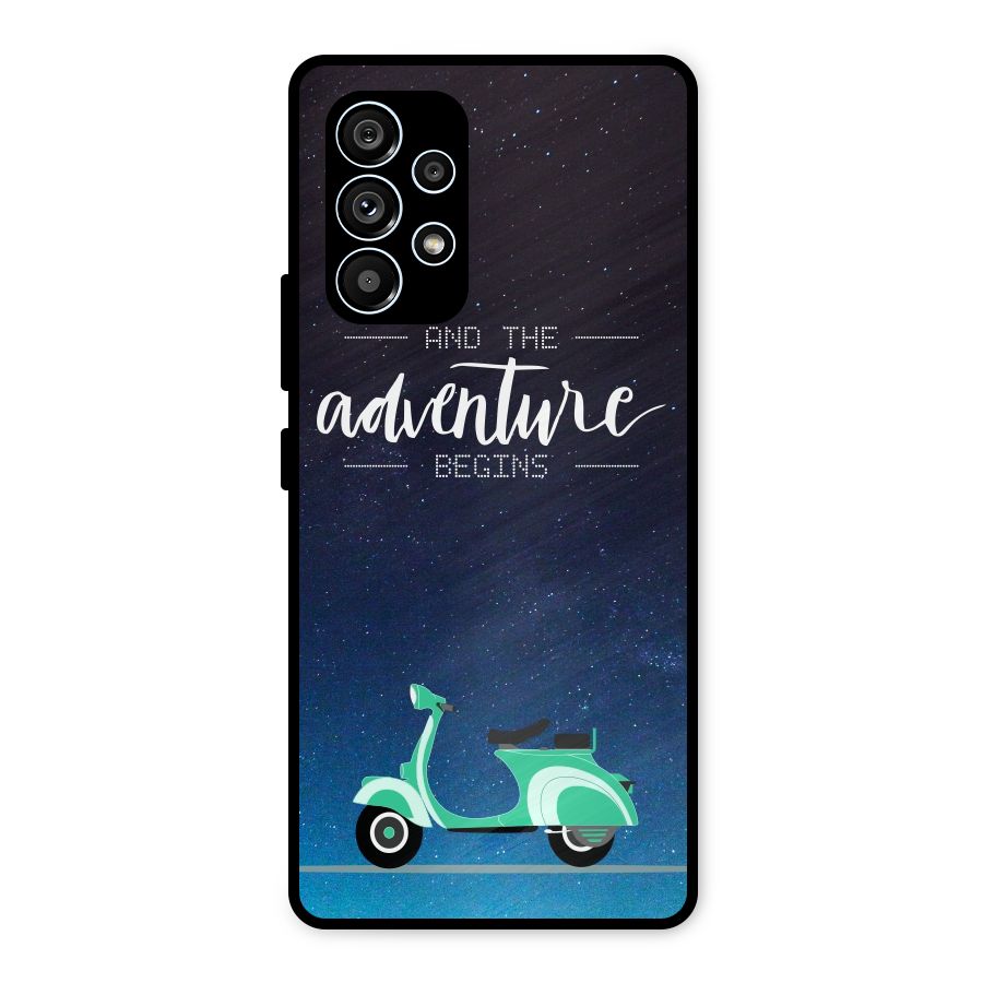 Adventure Scooter Metal Back Case for Galaxy A53 5G