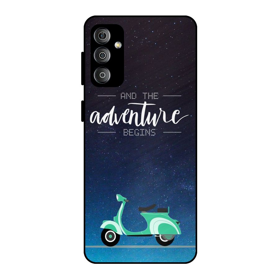 Adventure Scooter Metal Back Case for Galaxy F23