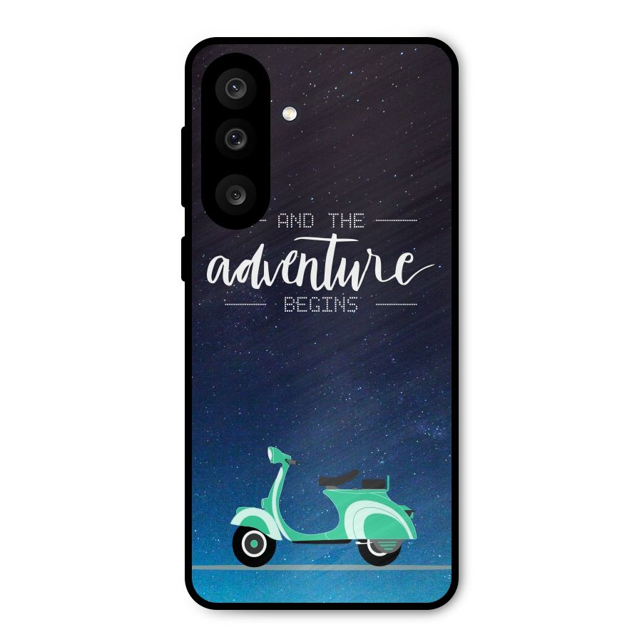 Adventure Scooter Metal Back Case for Galaxy F56