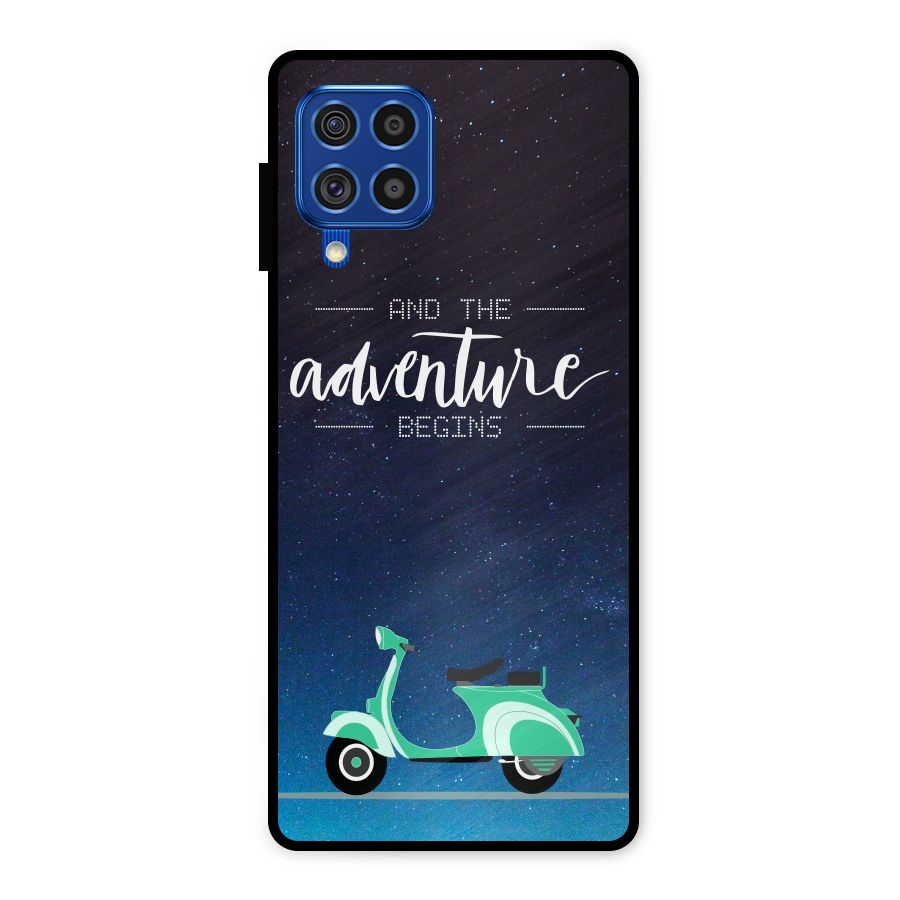 Adventure Scooter Metal Back Case for Galaxy F62