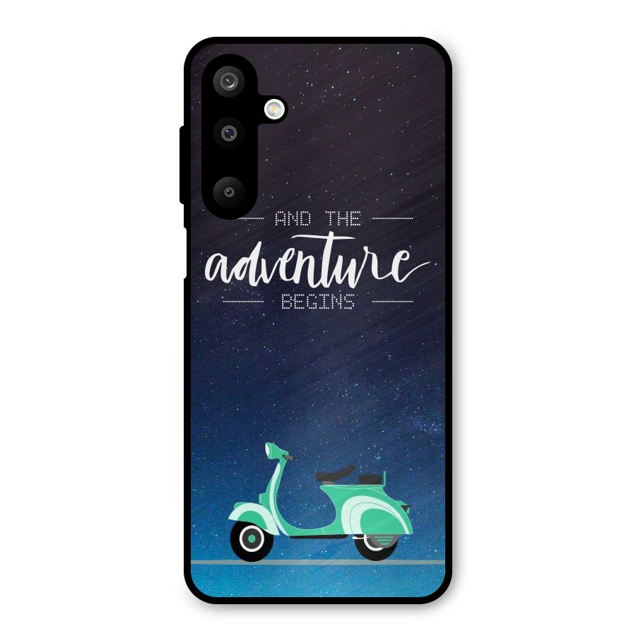 Adventure Scooter Metal Back Case for Galaxy M16