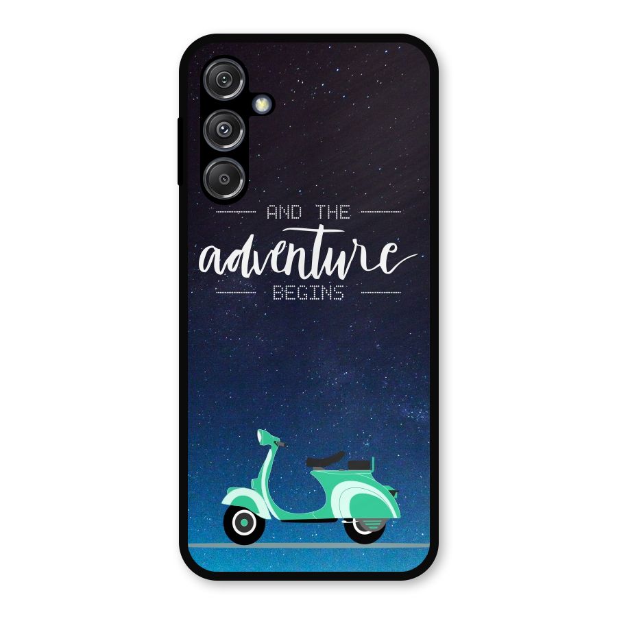 Adventure Scooter Metal Back Case for Galaxy M34 5G