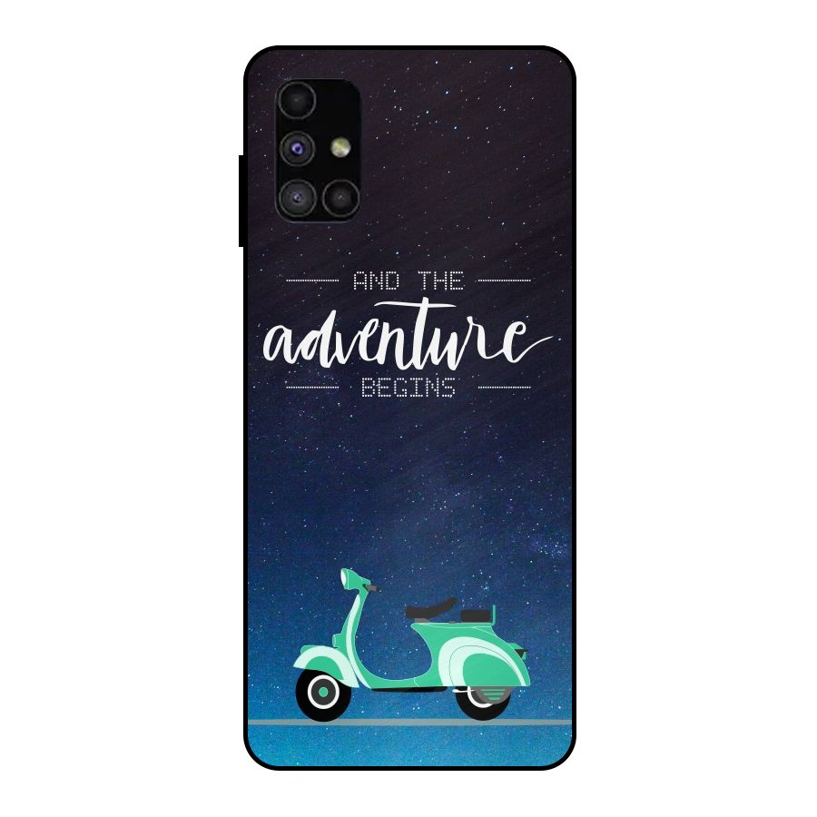 Adventure Scooter Metal Back Case for Galaxy M51