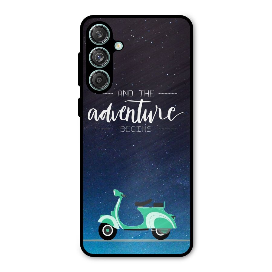 Adventure Scooter Metal Back Case for Galaxy M55 5G