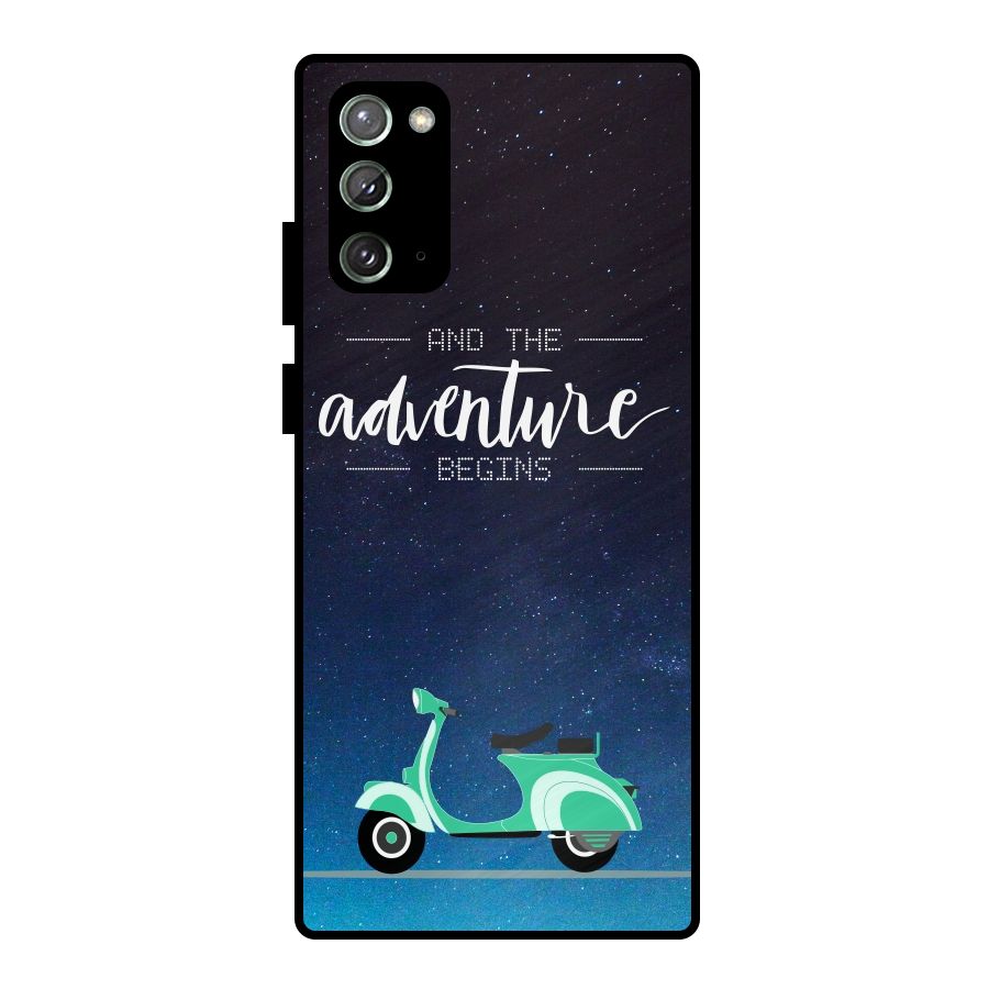 Adventure Scooter Metal Back Case for Galaxy Note 20