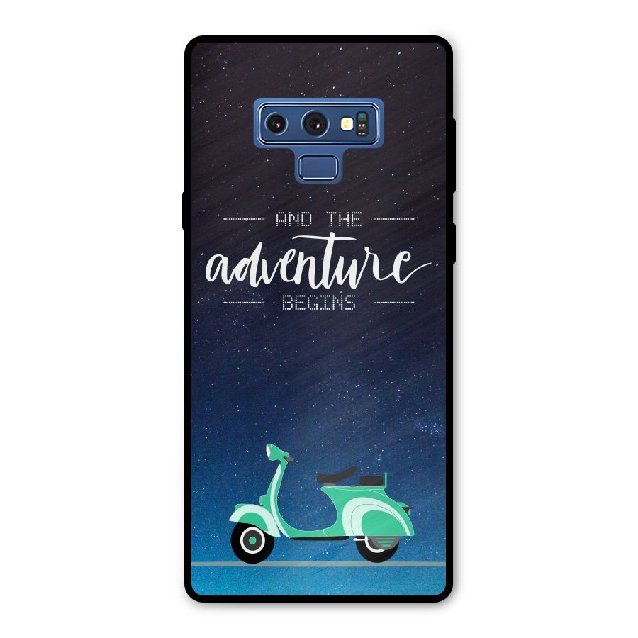 Adventure Scooter Metal Back Case for Galaxy Note 9