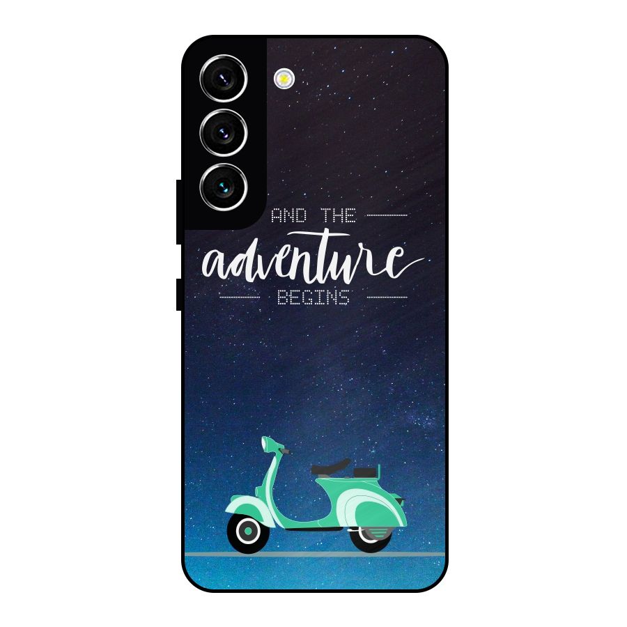 Adventure Scooter Metal Back Case for Galaxy S22 5G