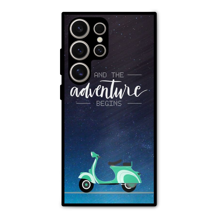 Adventure Scooter Metal Back Case for Galaxy S24 Ultra