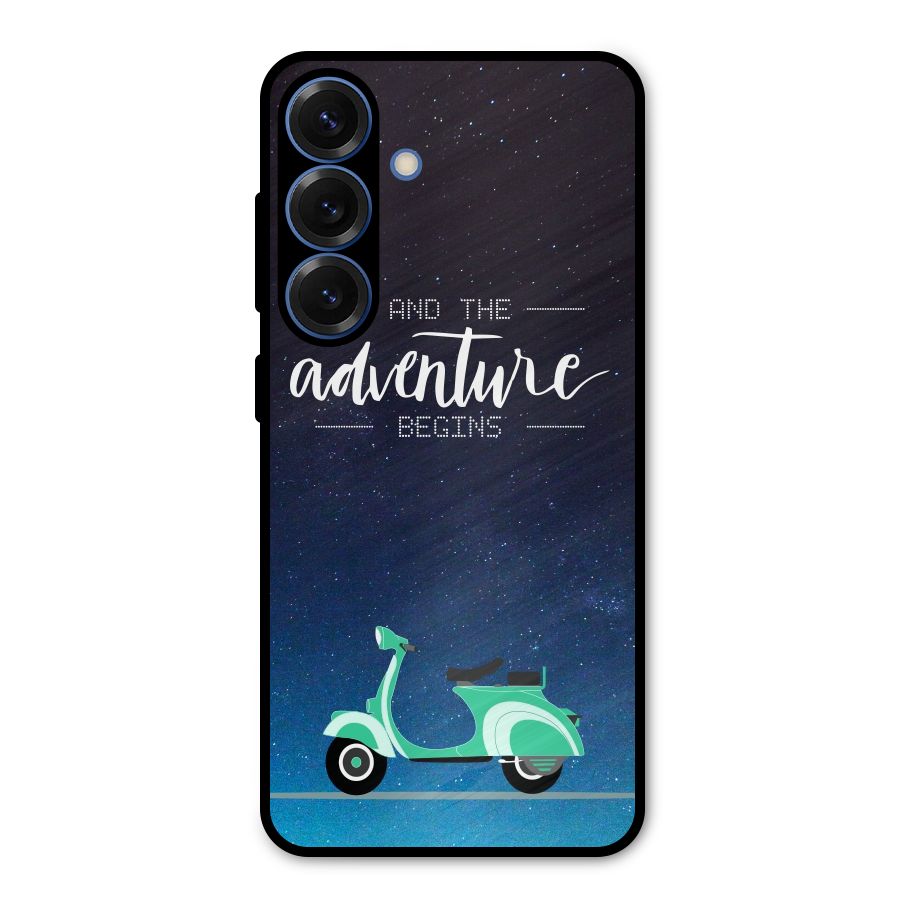 Adventure Scooter Metal Back Case for Galaxy S25