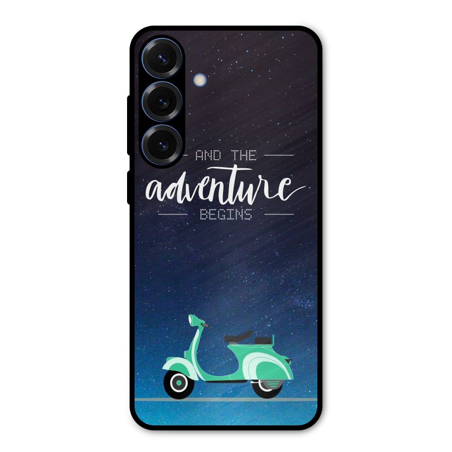 Adventure Scooter Metal Back Case for Galaxy S25 Plus