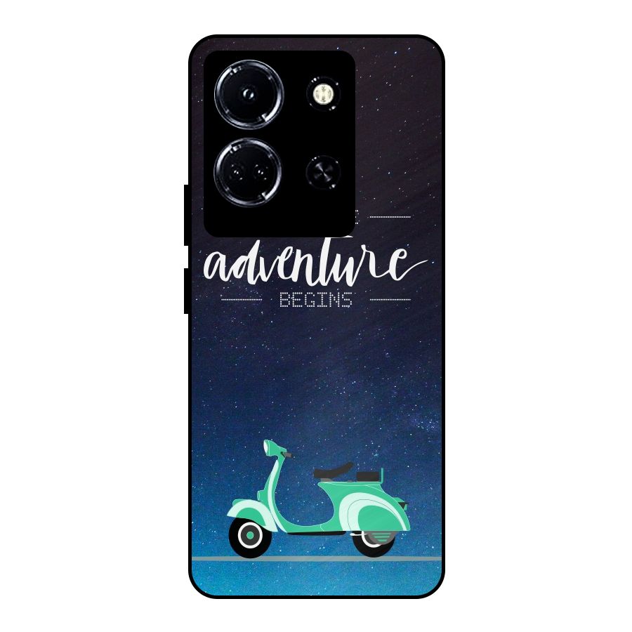 Adventure Scooter Metal Back Case for Infinix Note 30 5G