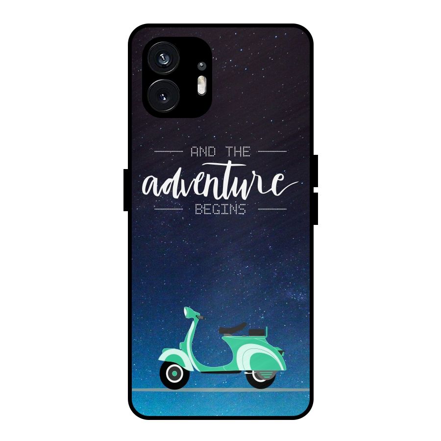 Adventure Scooter Metal Back Case for Nothing Phone 2