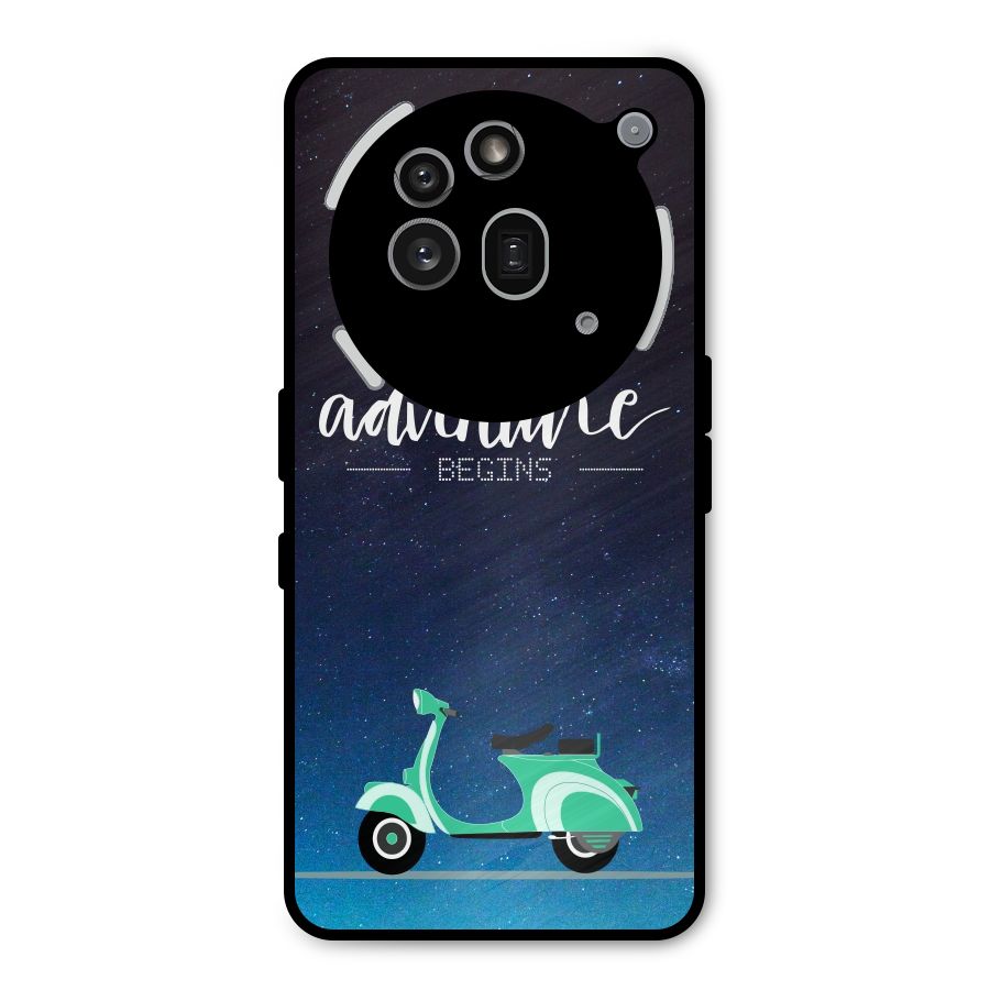 Adventure Scooter Metal Back Case for Nothing Phone 3a Pro