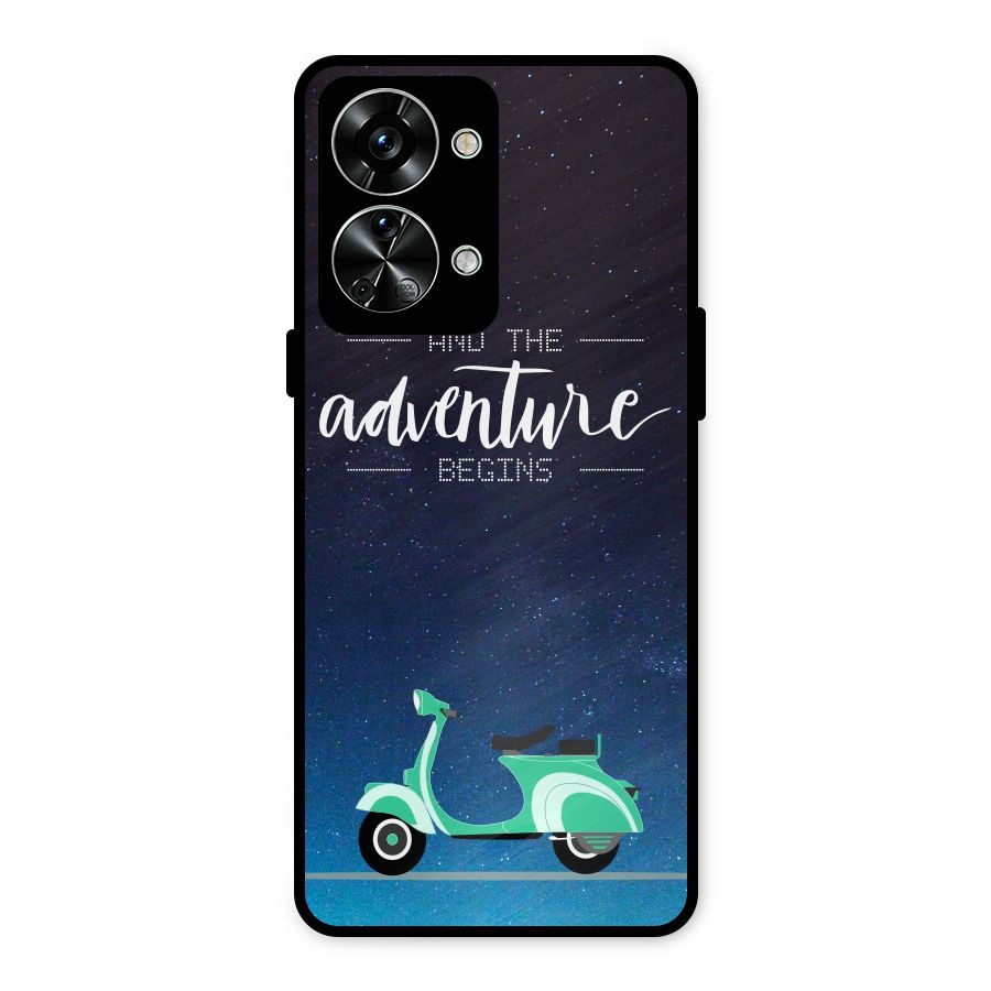 Adventure Scooter Metal Back Case for OnePlus Nord 2T