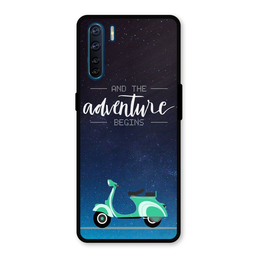 Adventure Scooter Metal Back Case for Oppo F15